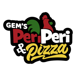 Gems Peri Peri & Pizza logo.